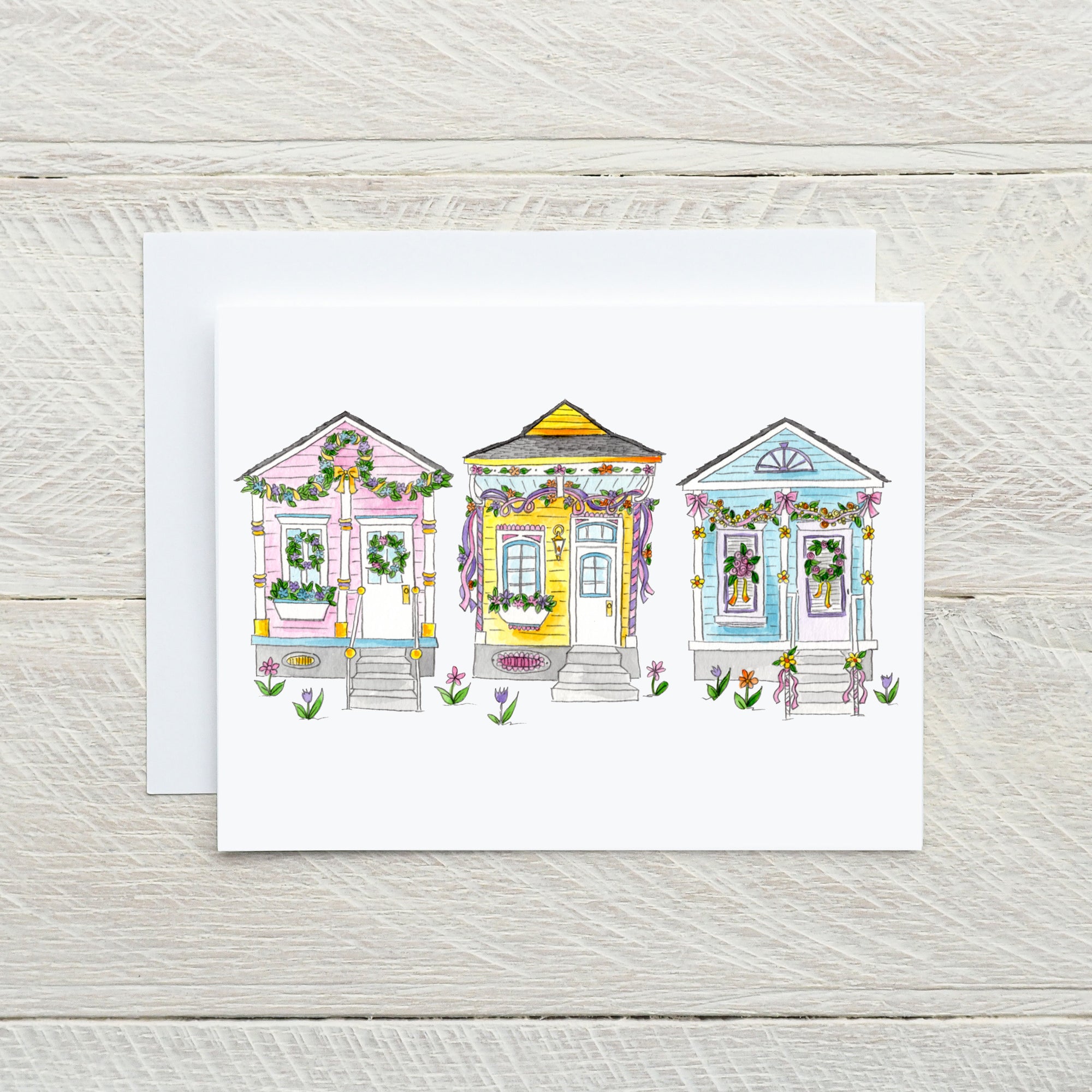 Spring House Note Card