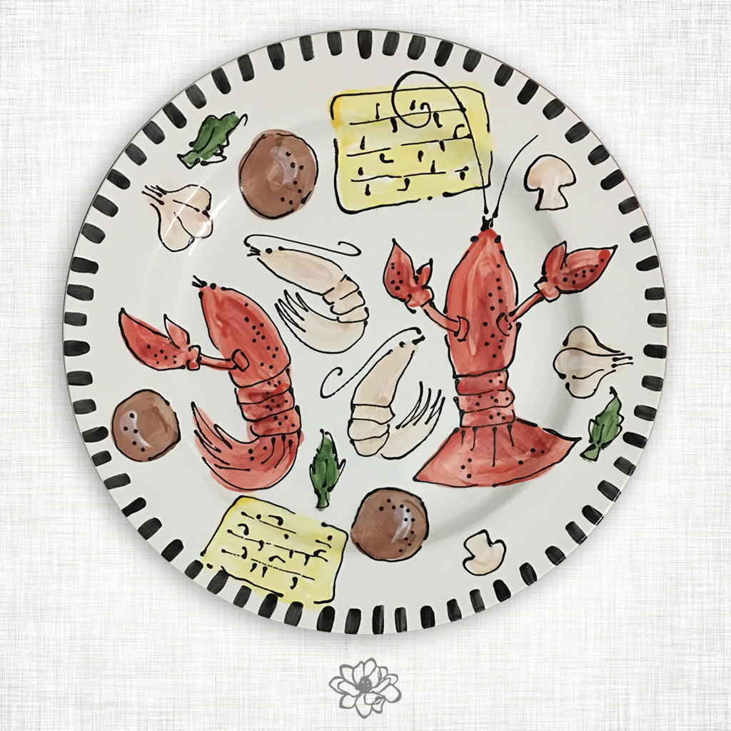 Crawfish Dinner Plate