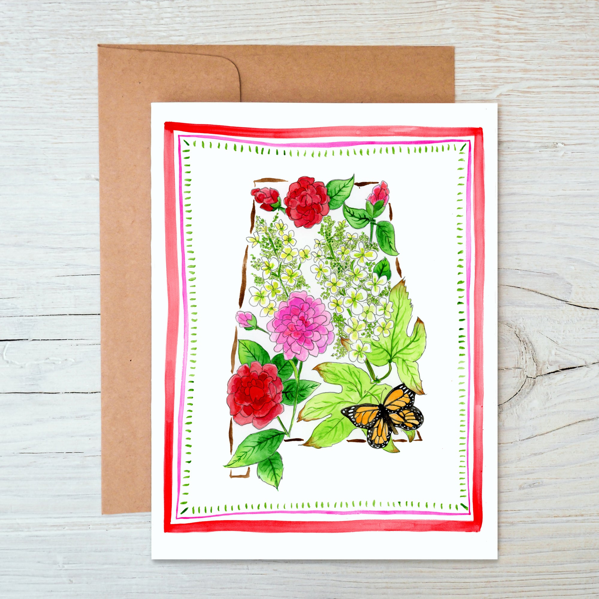 Alabama Wildflower Note Card