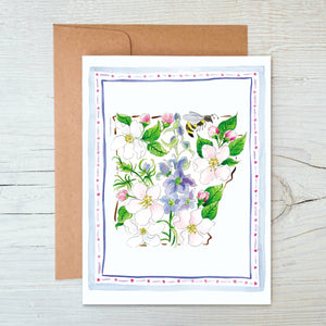 Arkansas Wildflower Note Card