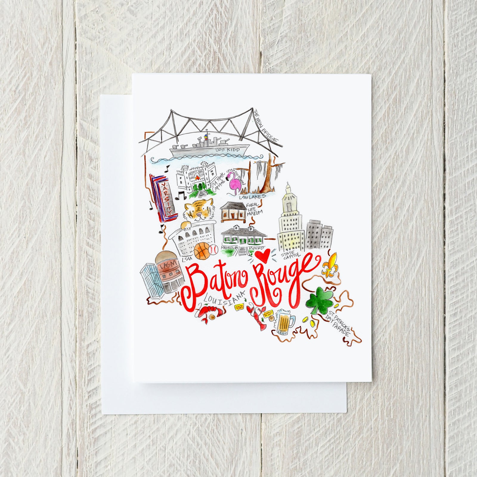 Baton Rouge Note Card