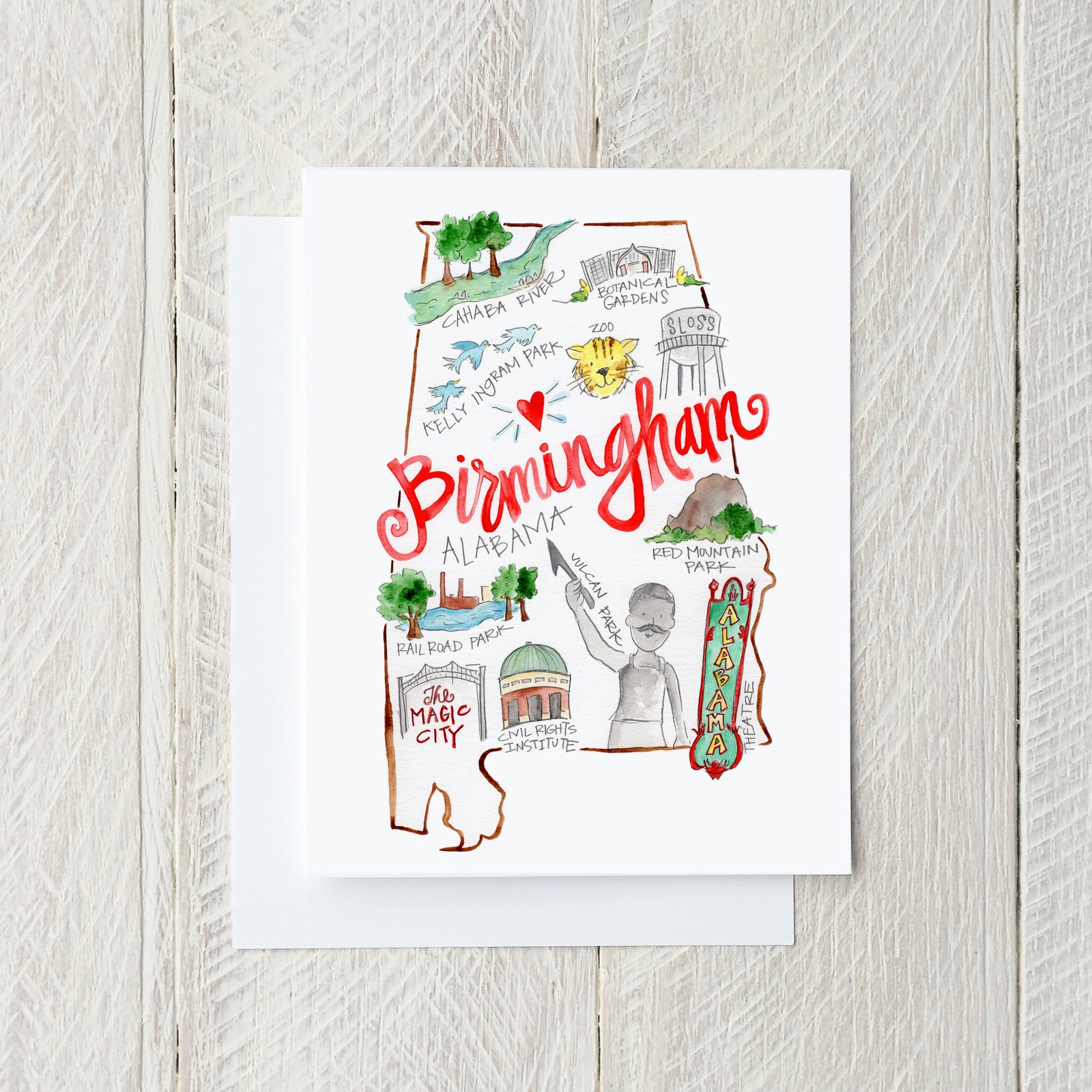 Birmingham Note Card