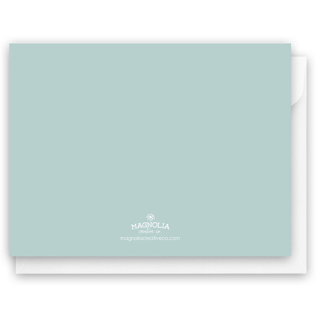 Easter House Note Card