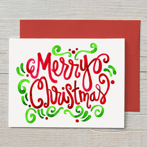 Merry Christmas Note Card