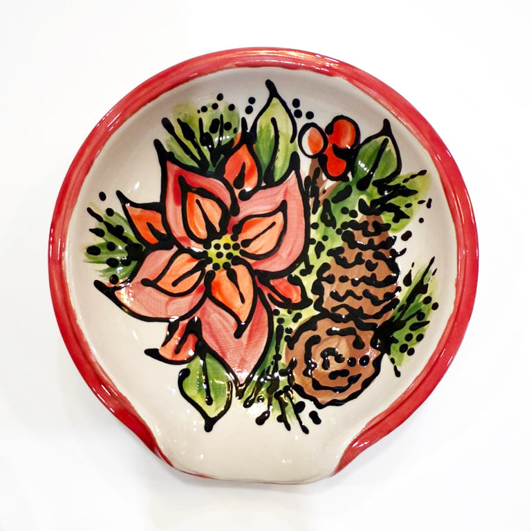 Christmas Wreath Spoon Rest