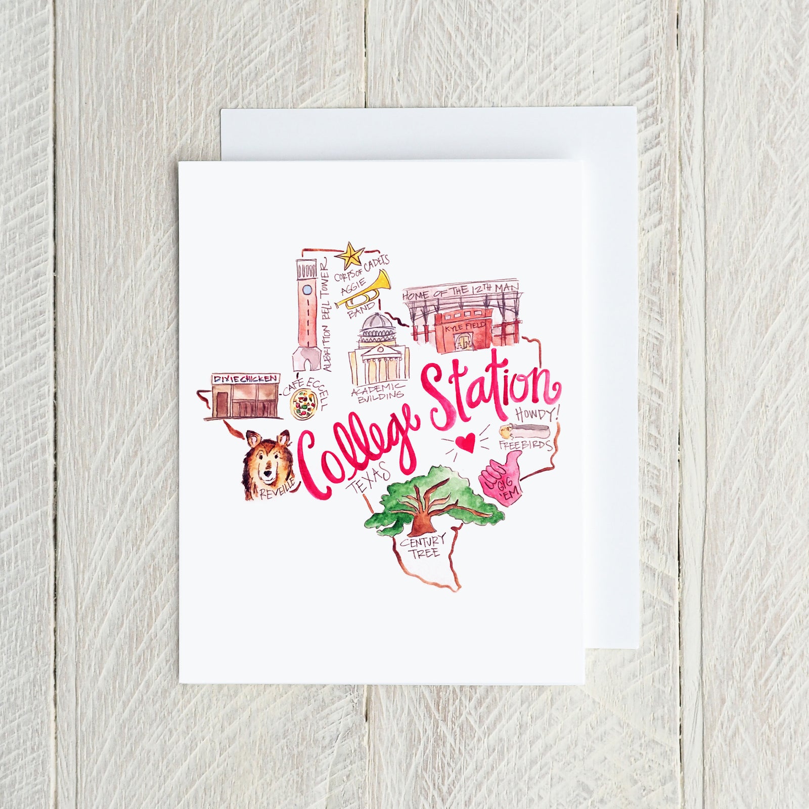 College Station Note Card