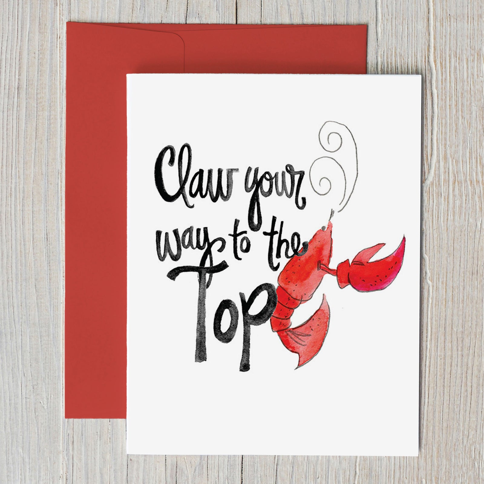 Claw Your Way Note Card