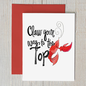 Claw Your Way Note Card