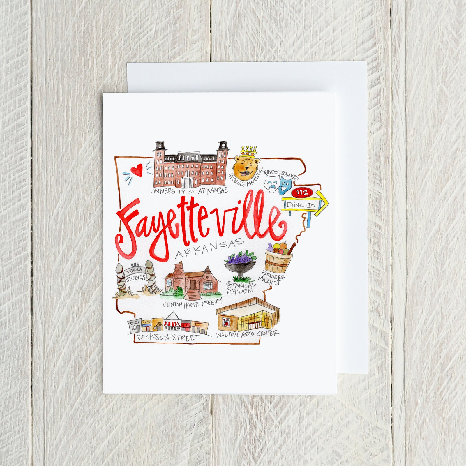 Fayetteville Note Card