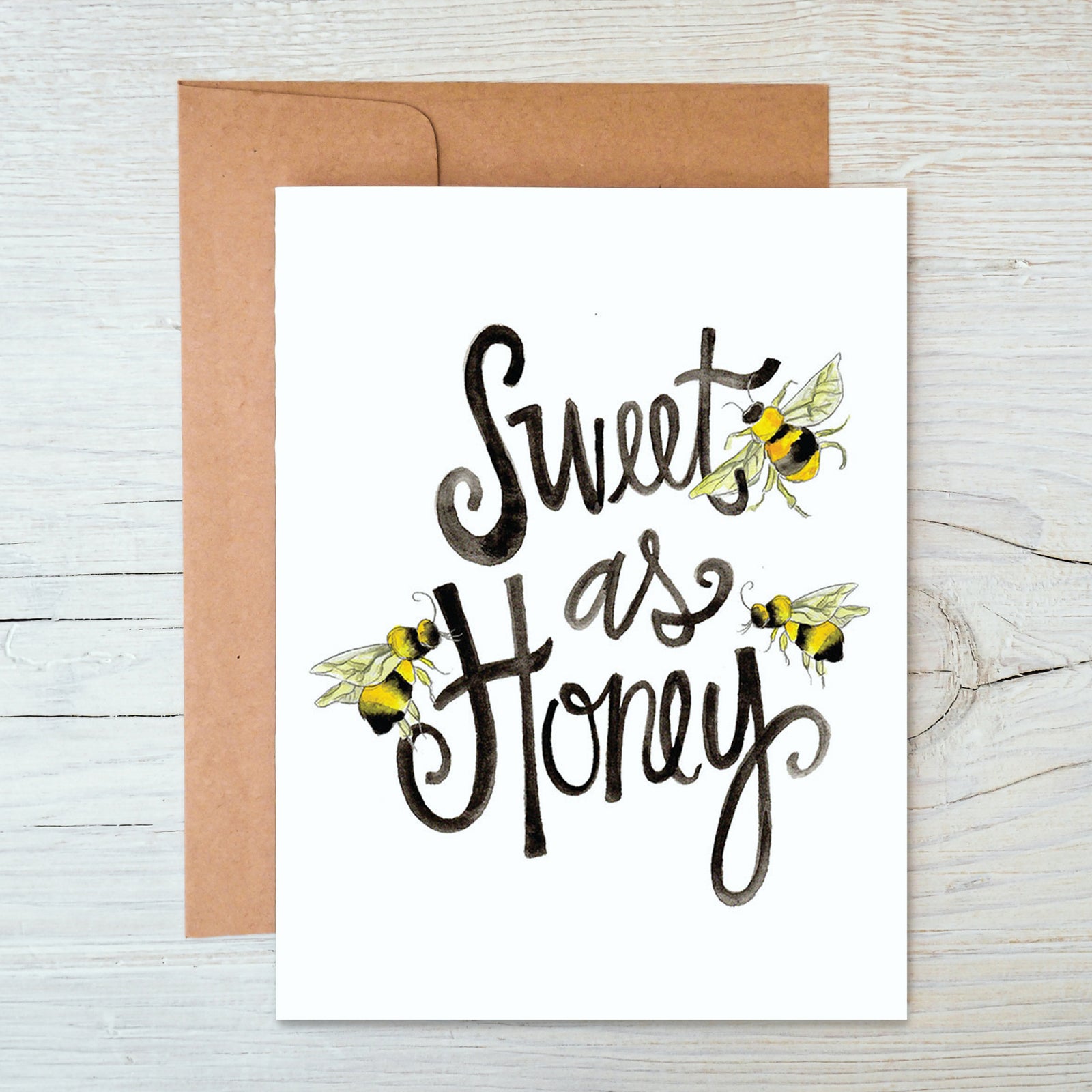 Honey Bee Note Card
