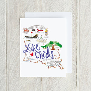 Lake Charles Note Card