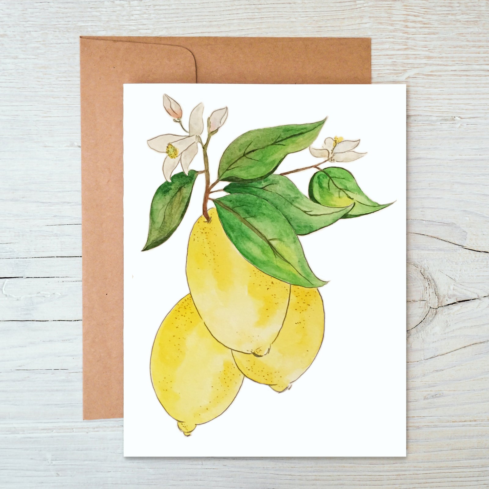 Lemon Note Card