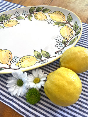 Lemon Oval Platter