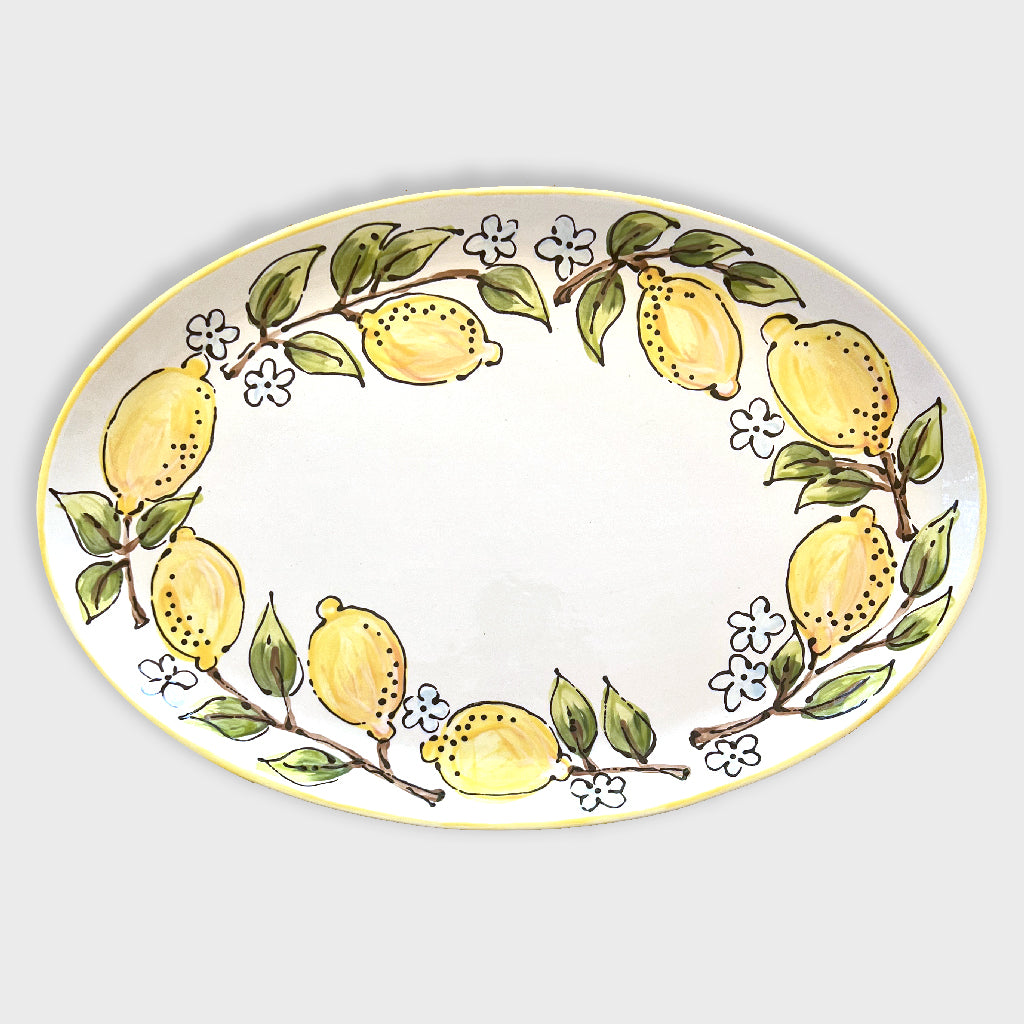 Lemon Oval Platter