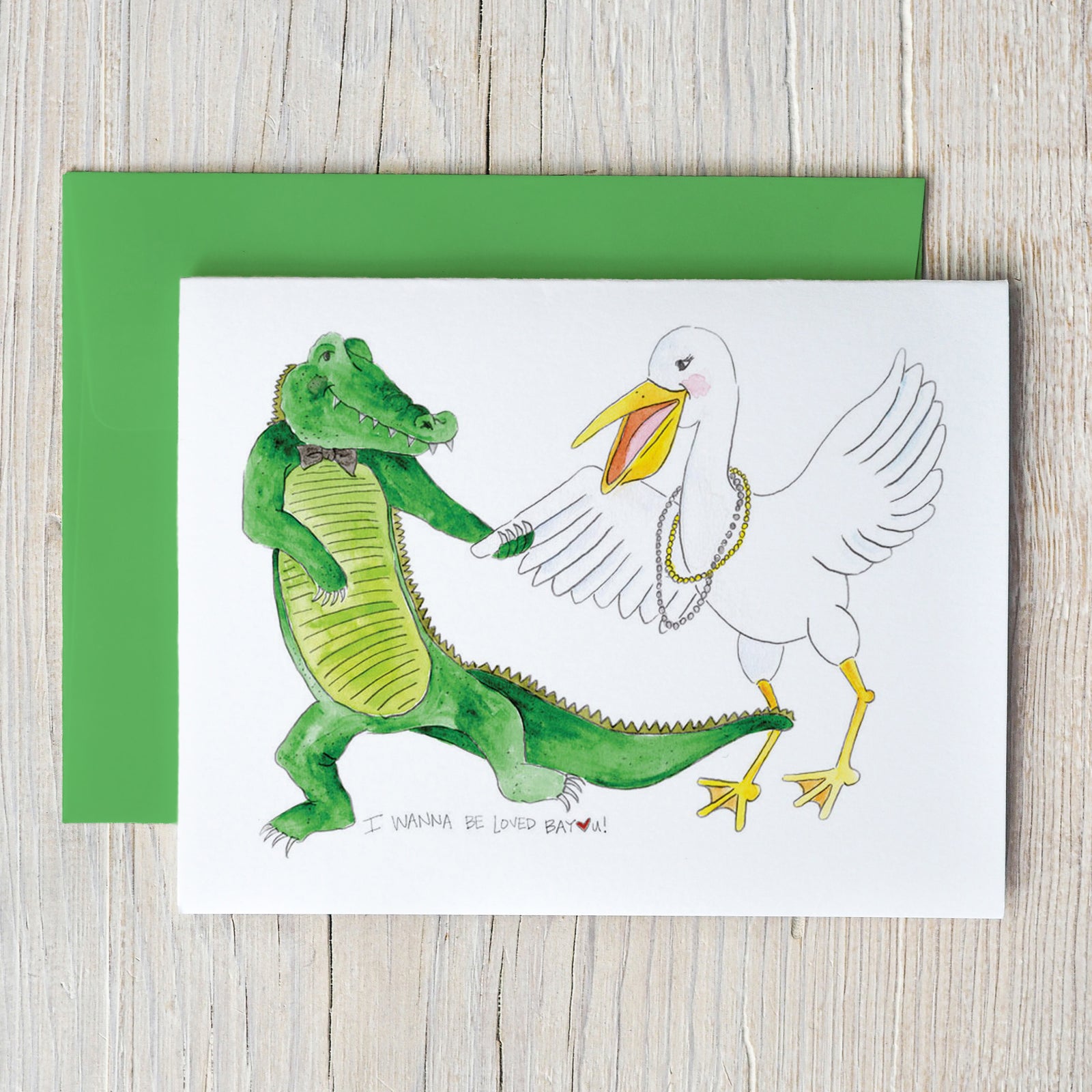 Loved Bayou Note Card