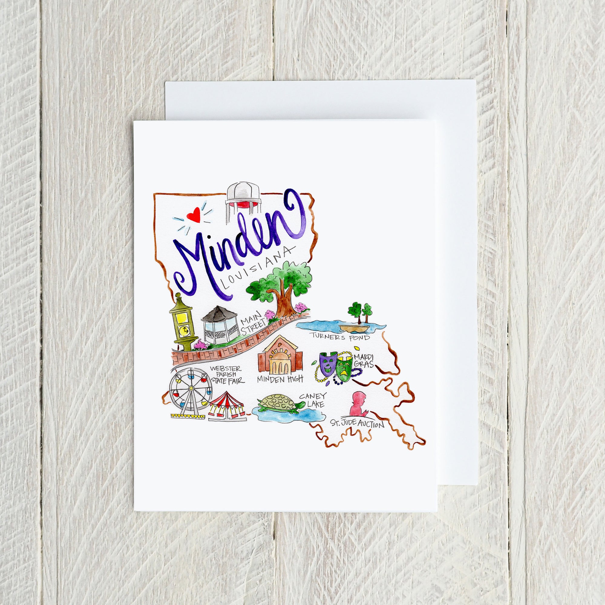 Minden Note Card