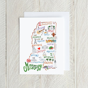 Mississippi Note Card
