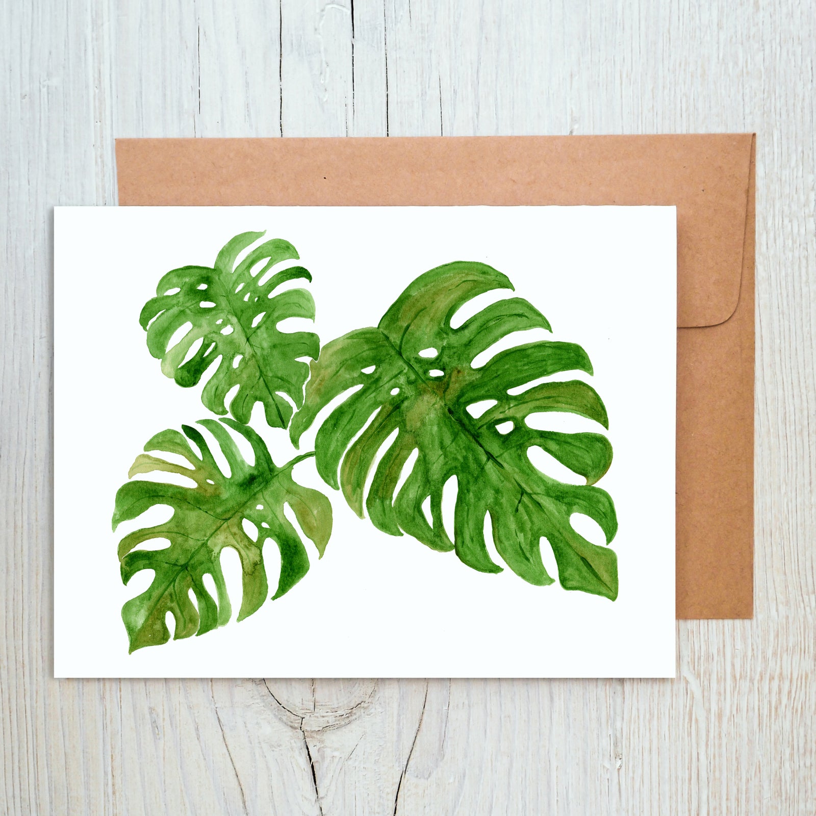 Monstera Note Card