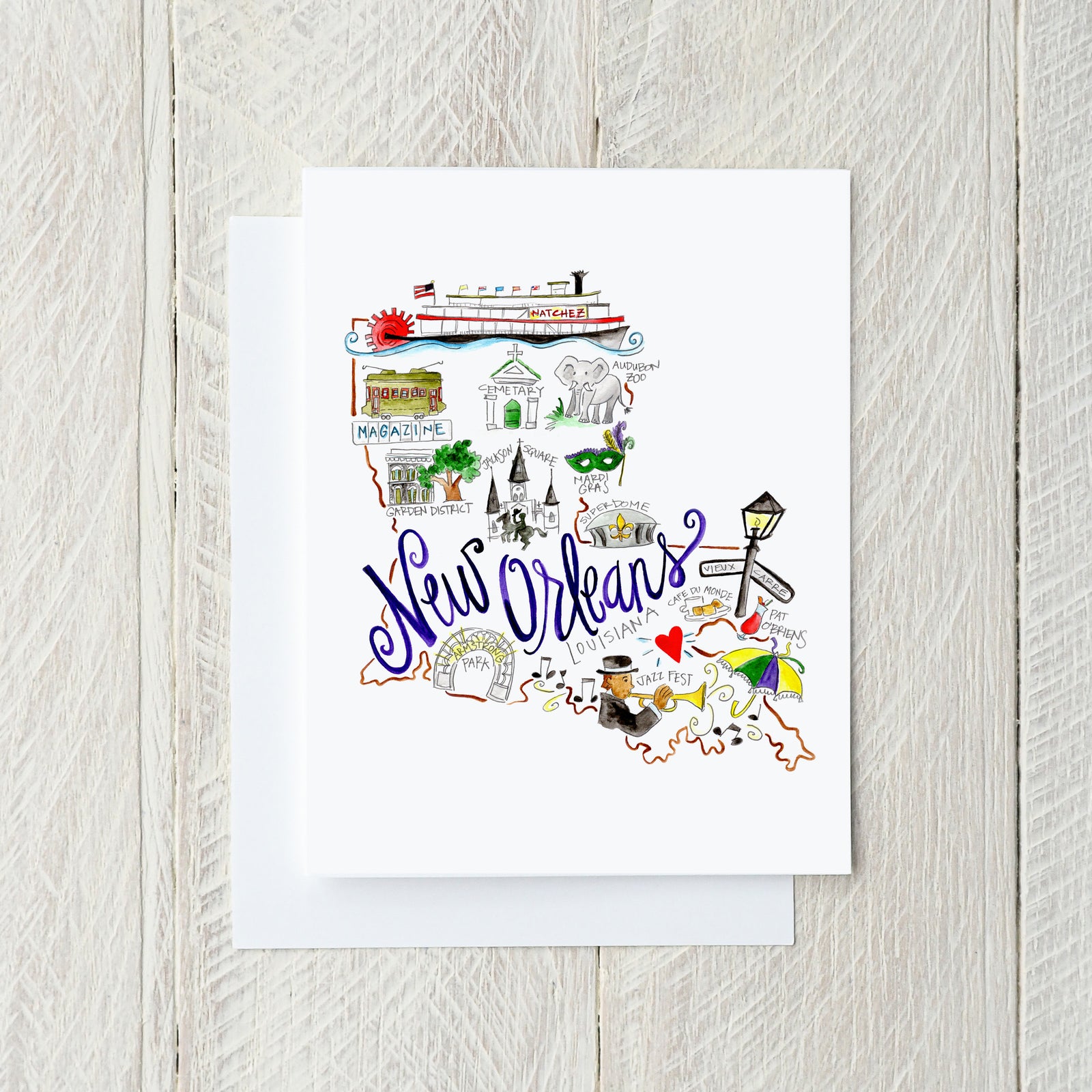 New Orleans Note Card