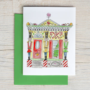 Nutcracker House Note Card