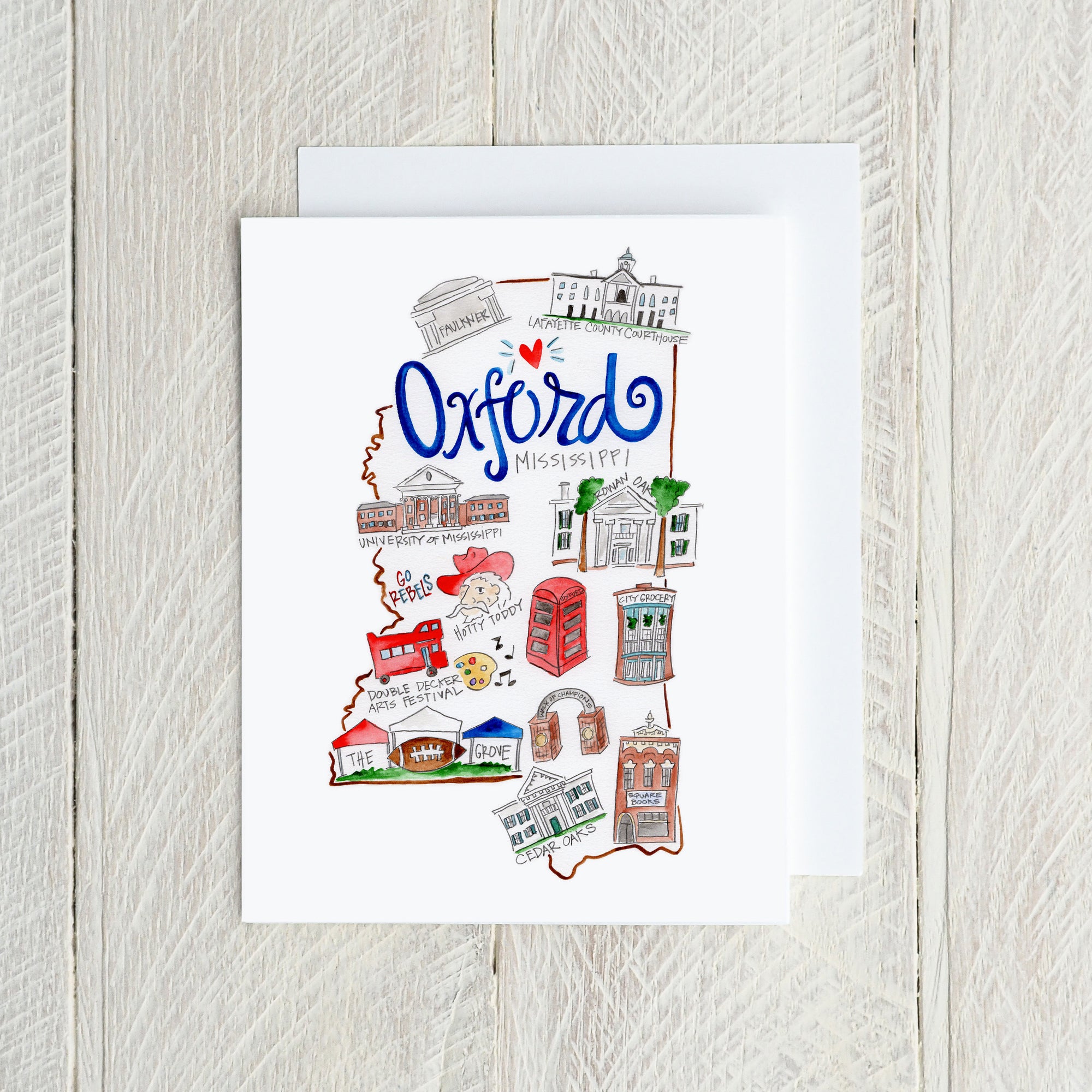 Oxford Note Card