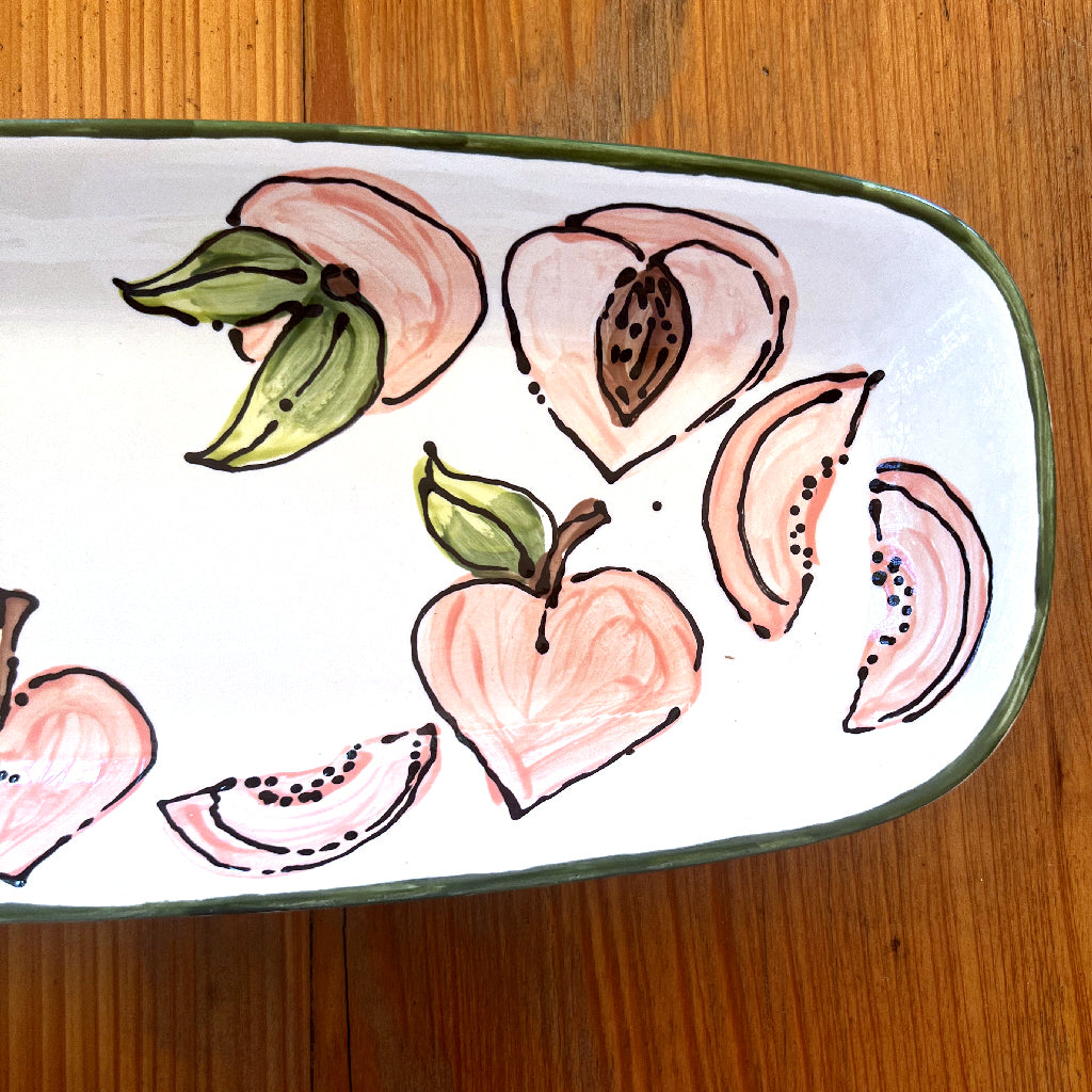 Peach Bread Tray