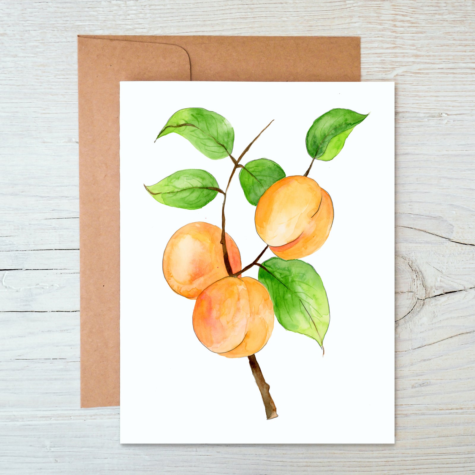 Peaches Note Card