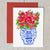 Poinsettia Ginger Note Card