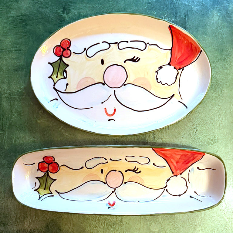 Santa Oval Platter