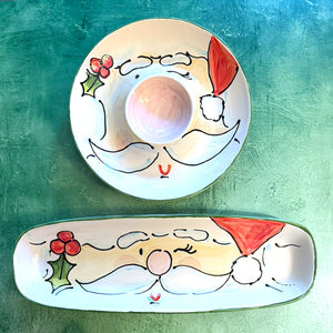 Santa Bread Tray