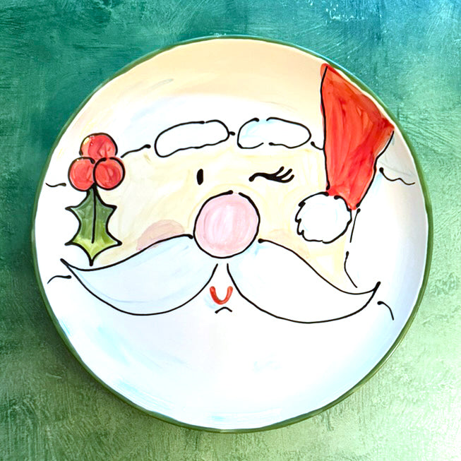 Santa Round Platter