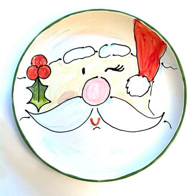 Santa Round Platter