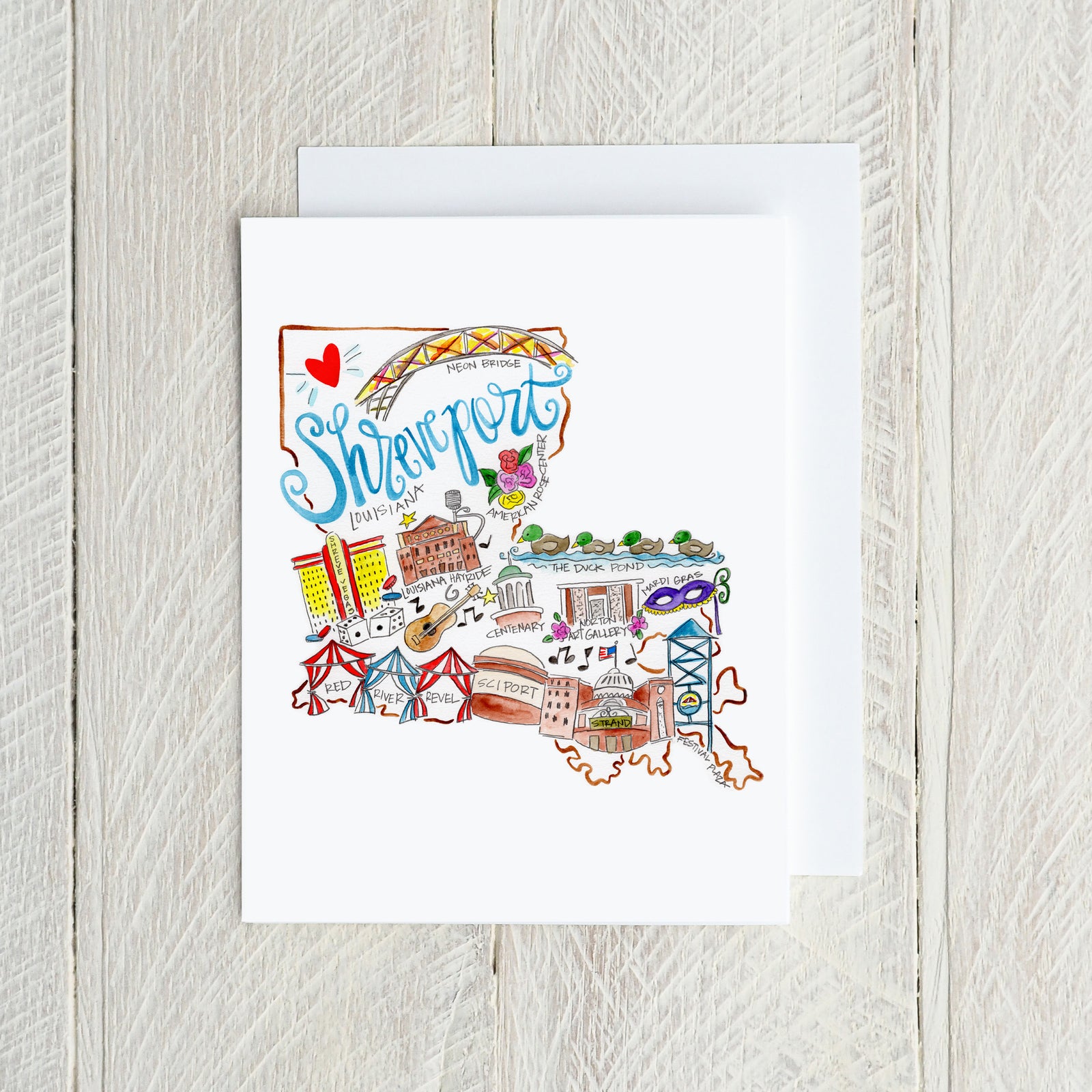 Shreveport Note Card