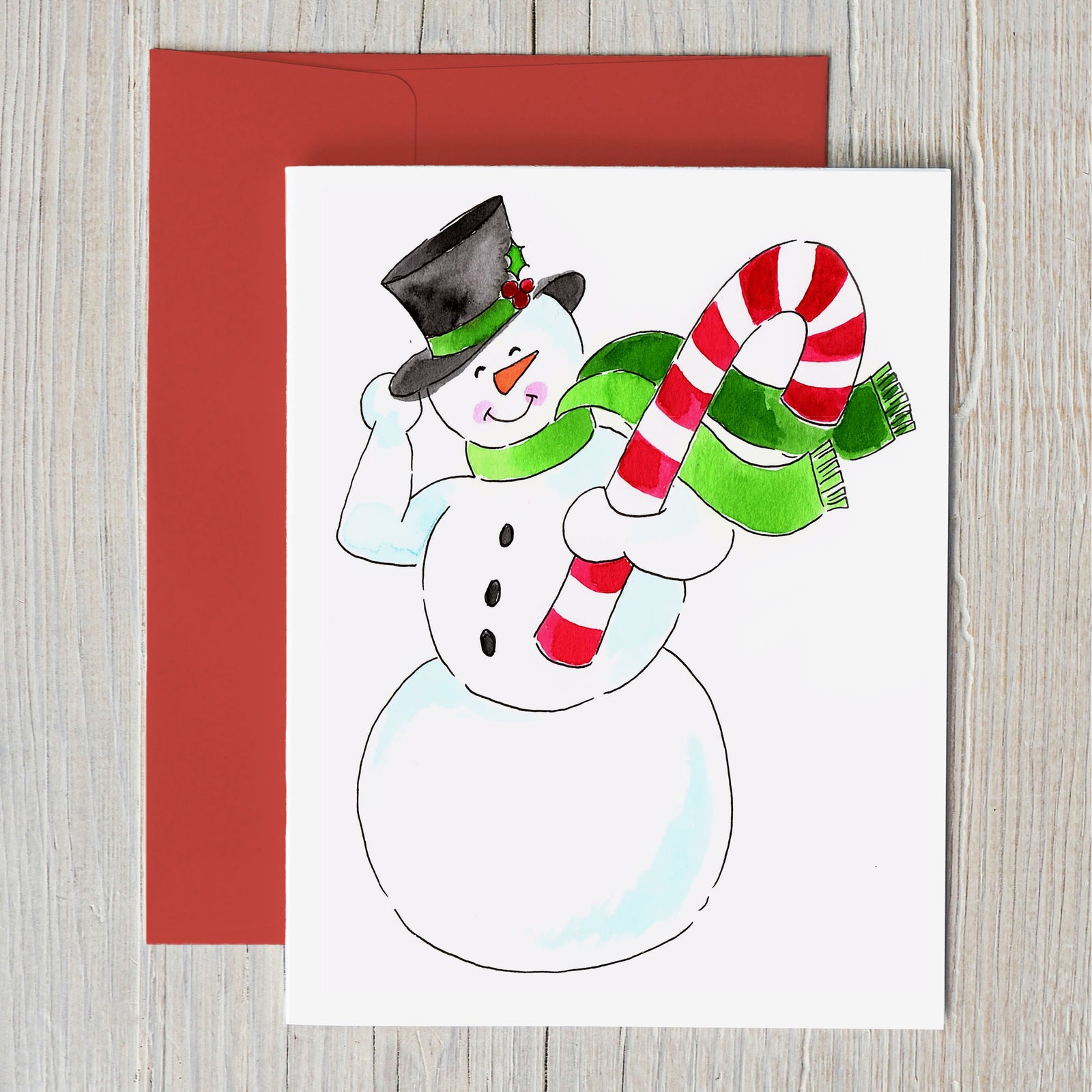 Snowman Note Card