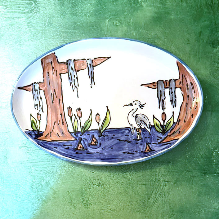 Swamp Oval Platter