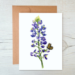 Texas Bluebonnet Note Card