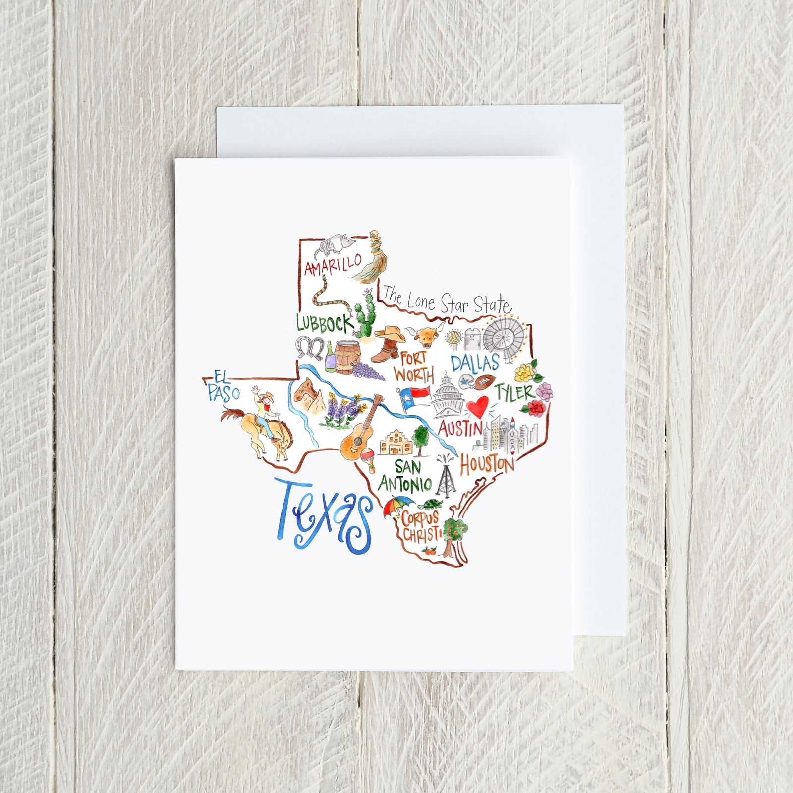 Texas Note Card