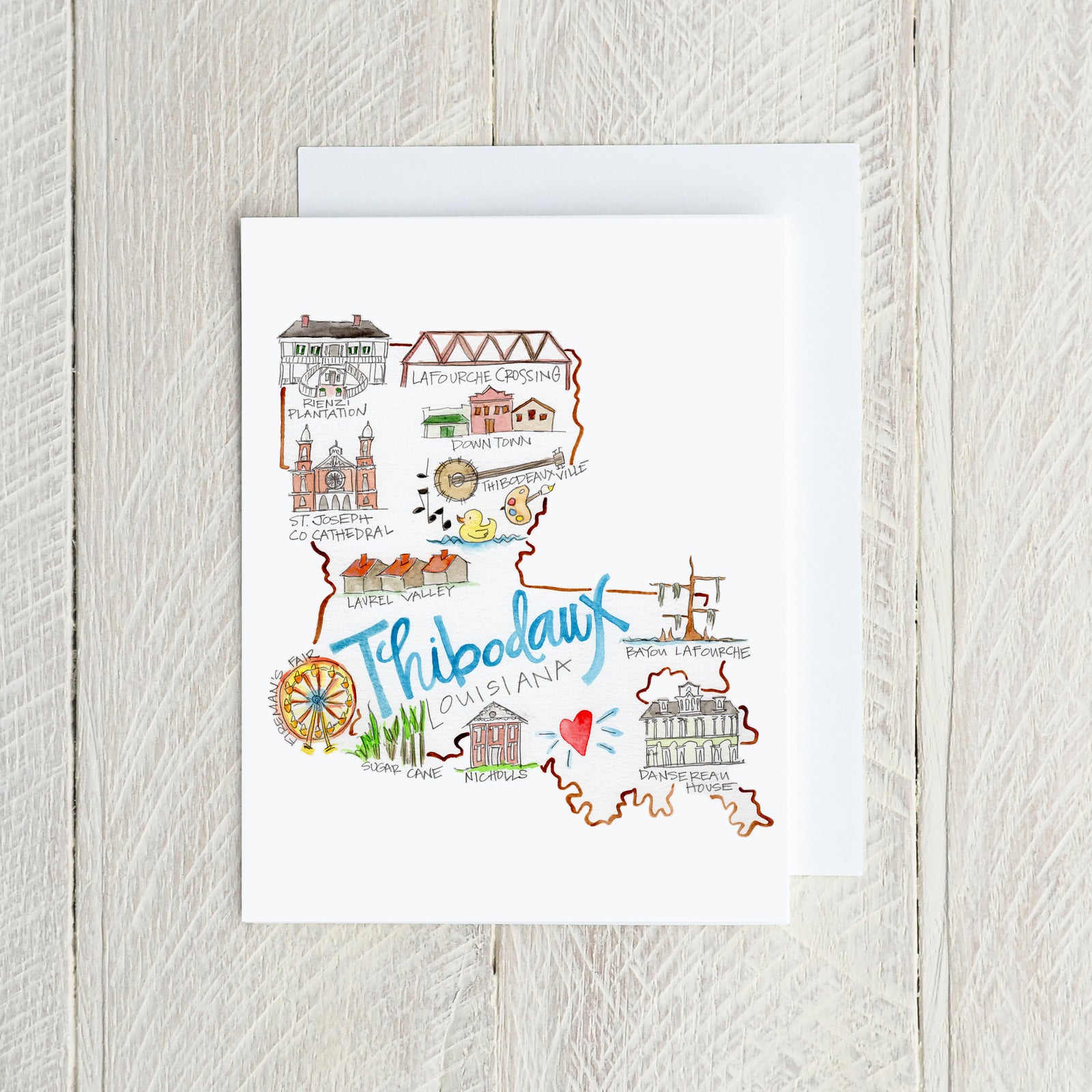 Thibodaux Note Card