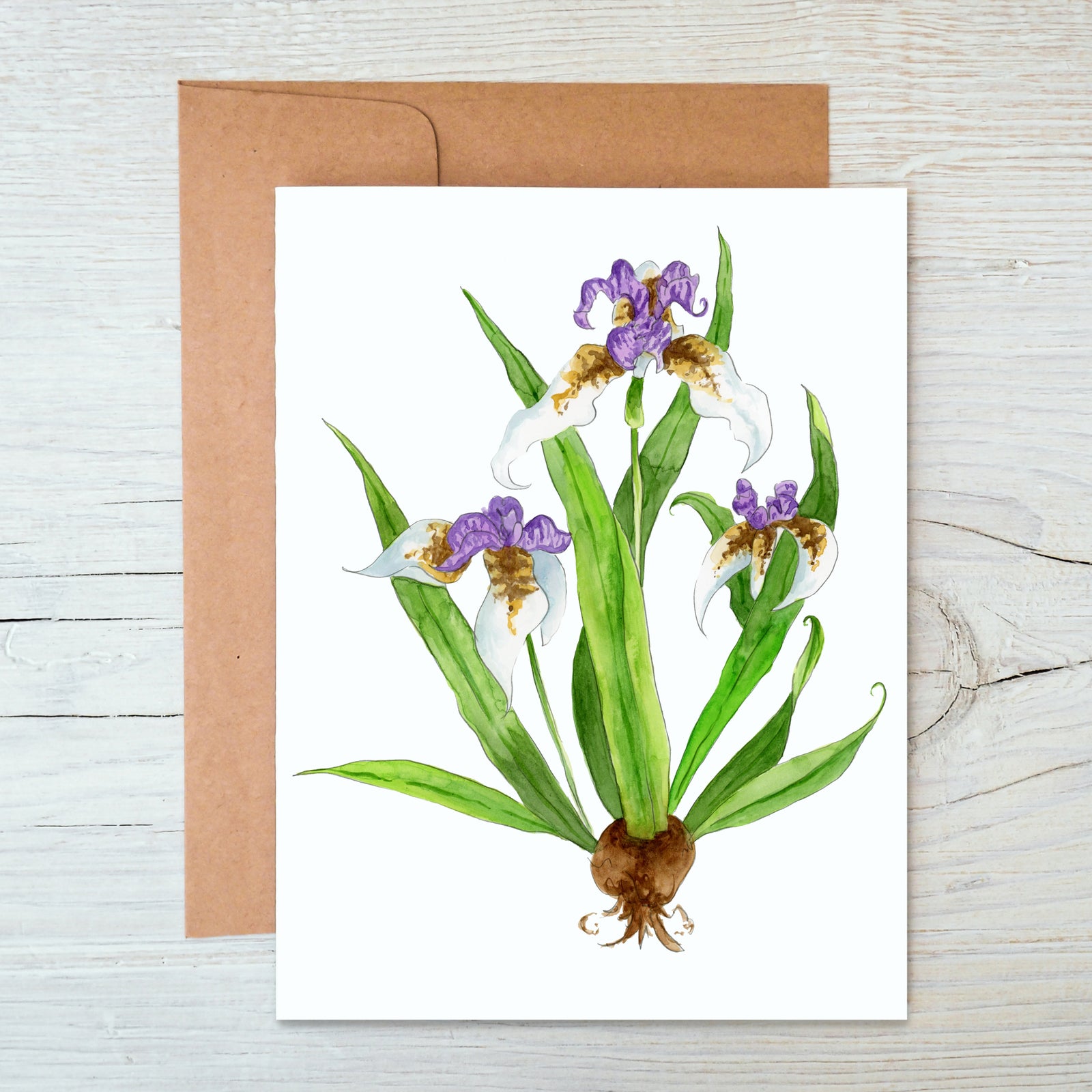 Walking Iris Note Card