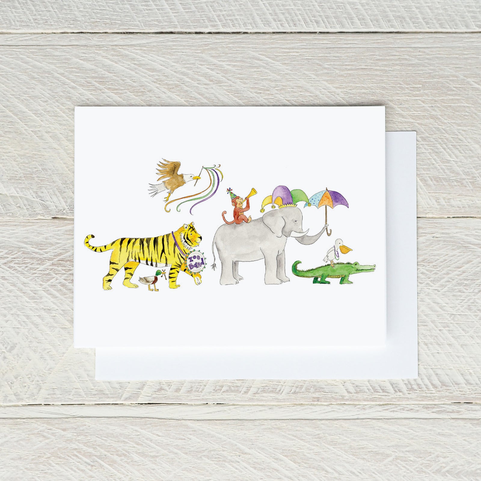 Zoo Band Note Card