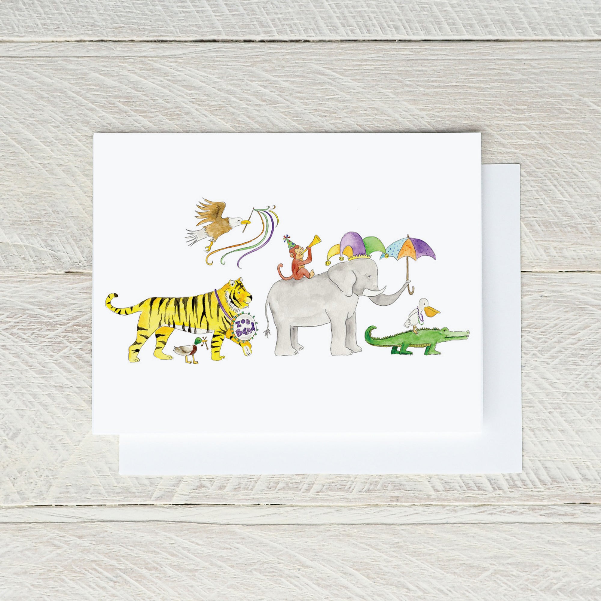 Zoo Band Note Card