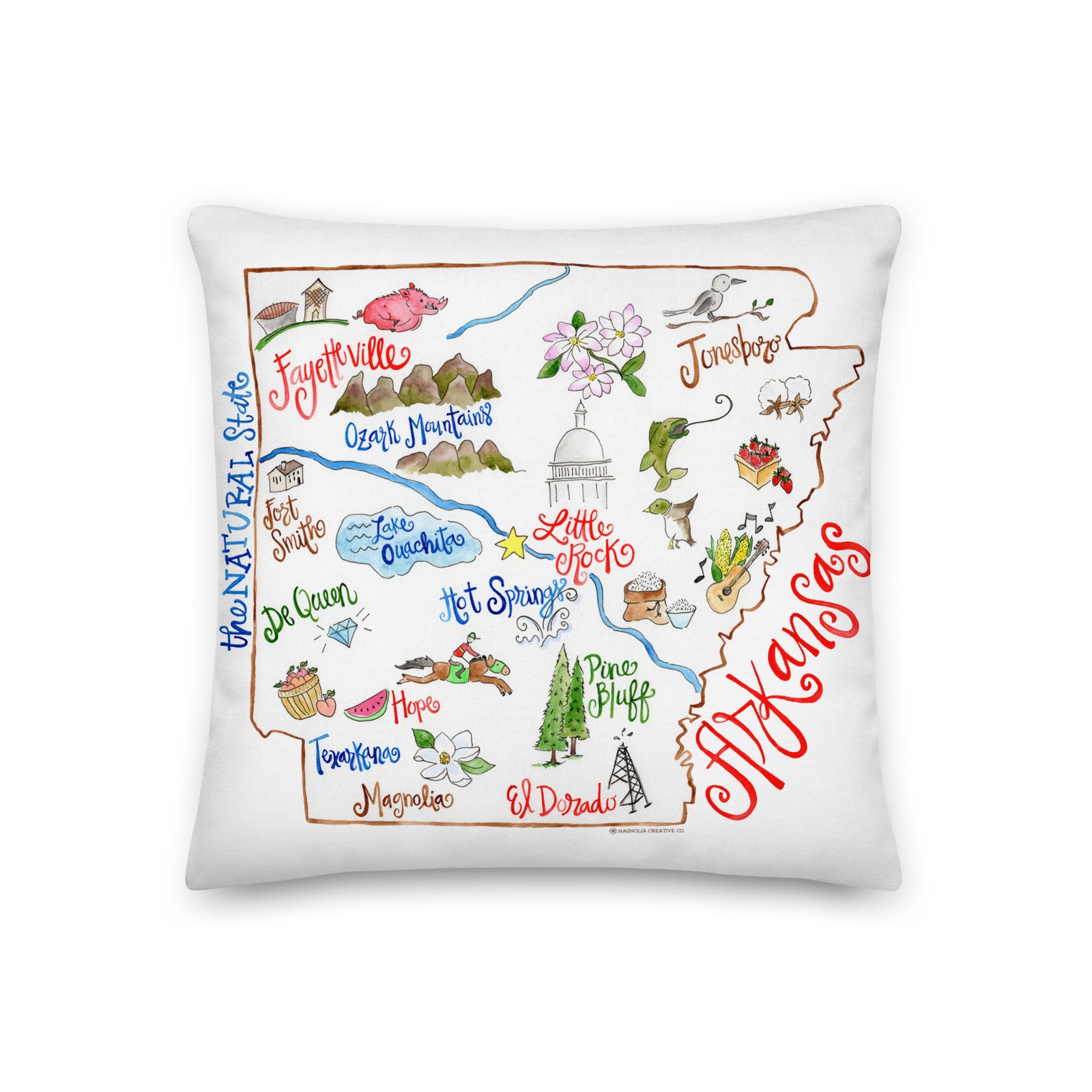 Arkansas Pillow