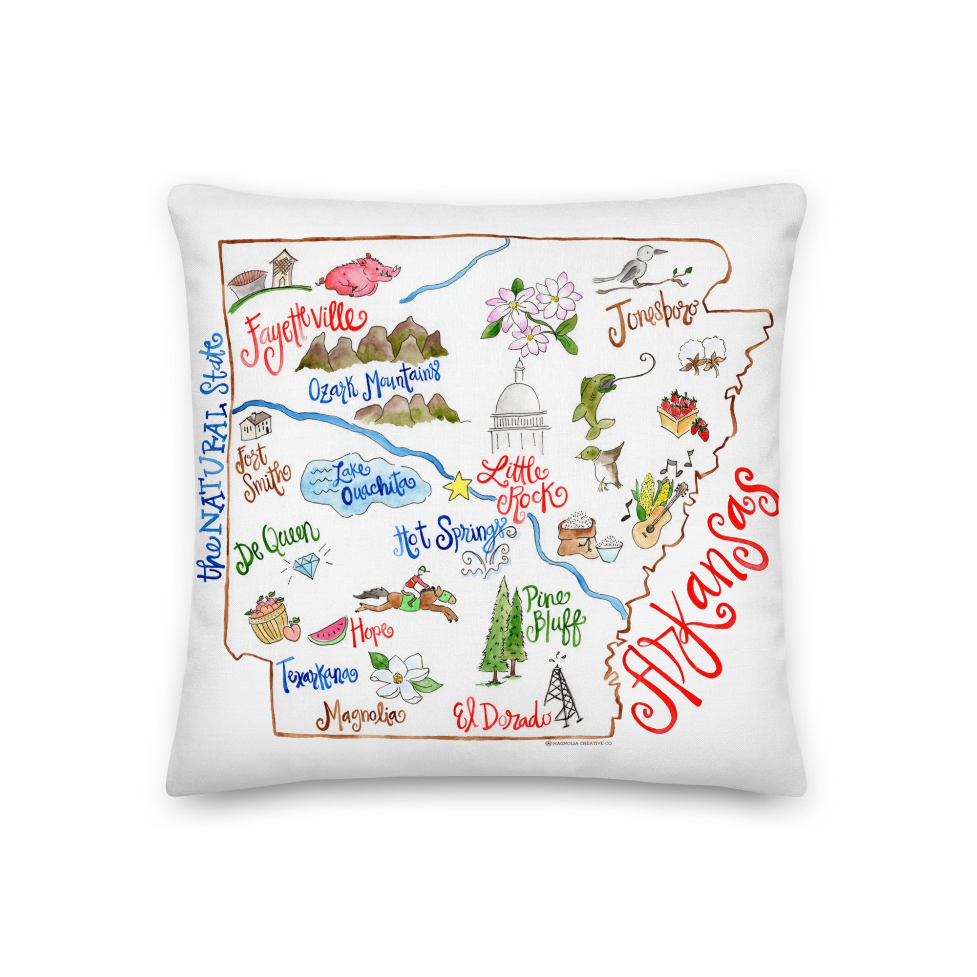 Arkansas Pillow