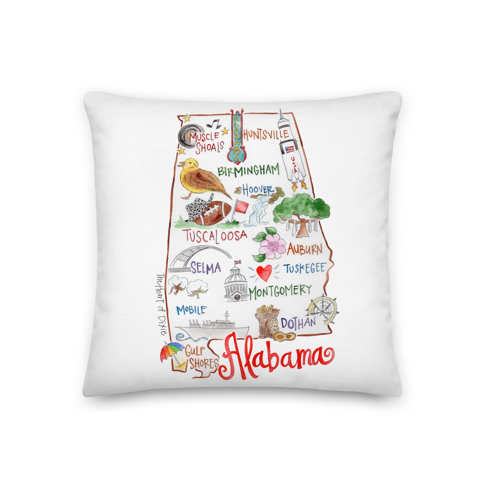 Alabama Pillow