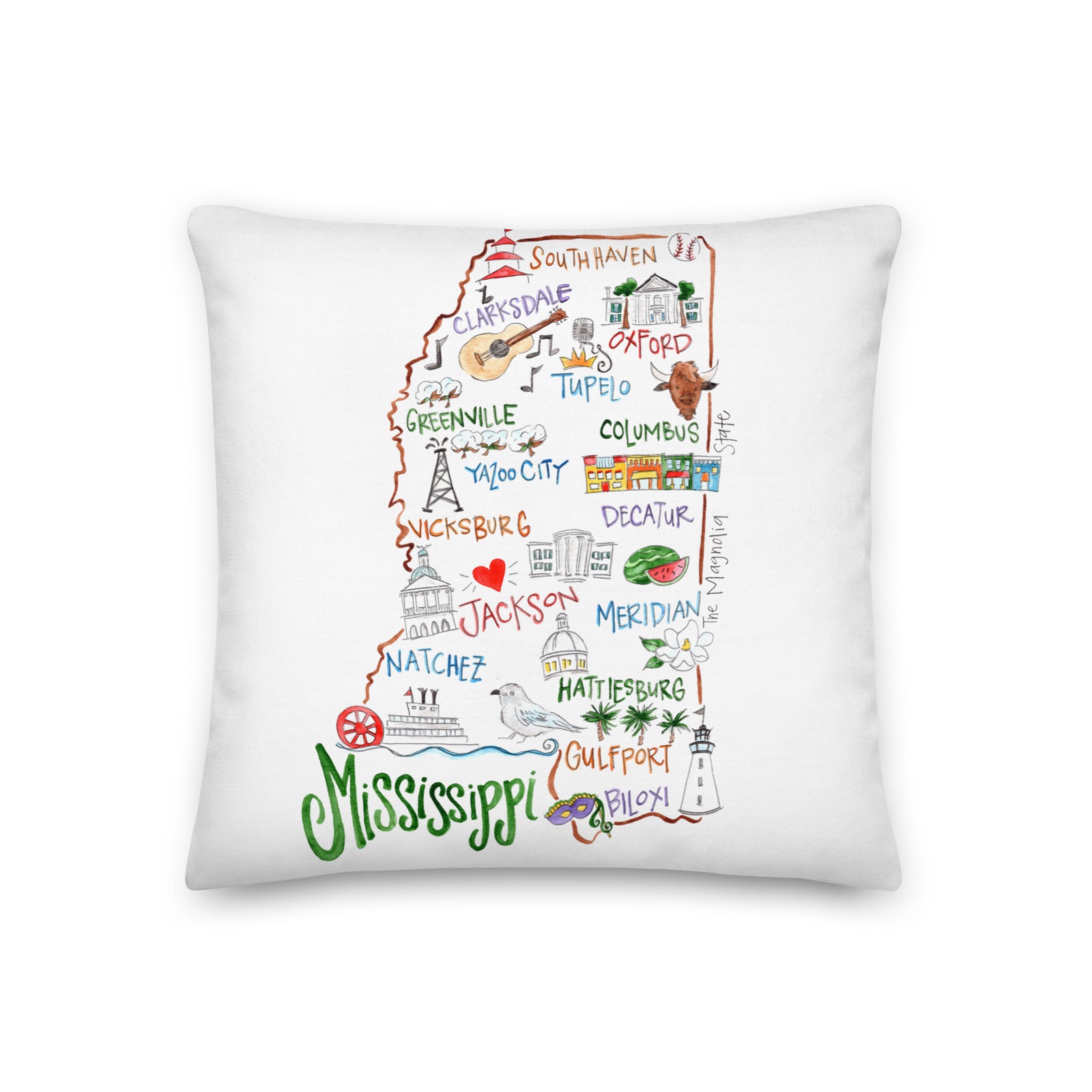 Mississippi Pillow