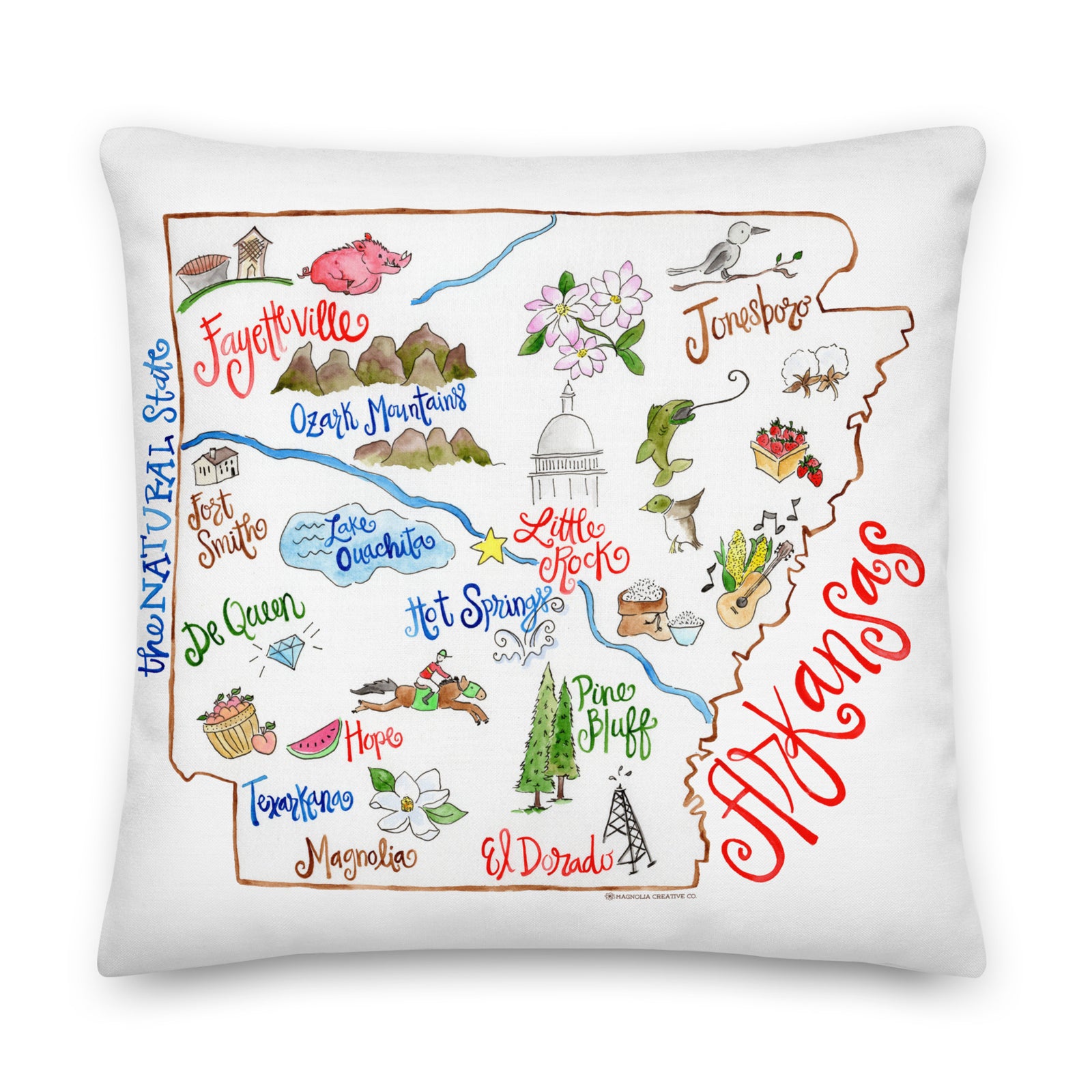 Arkansas Pillow