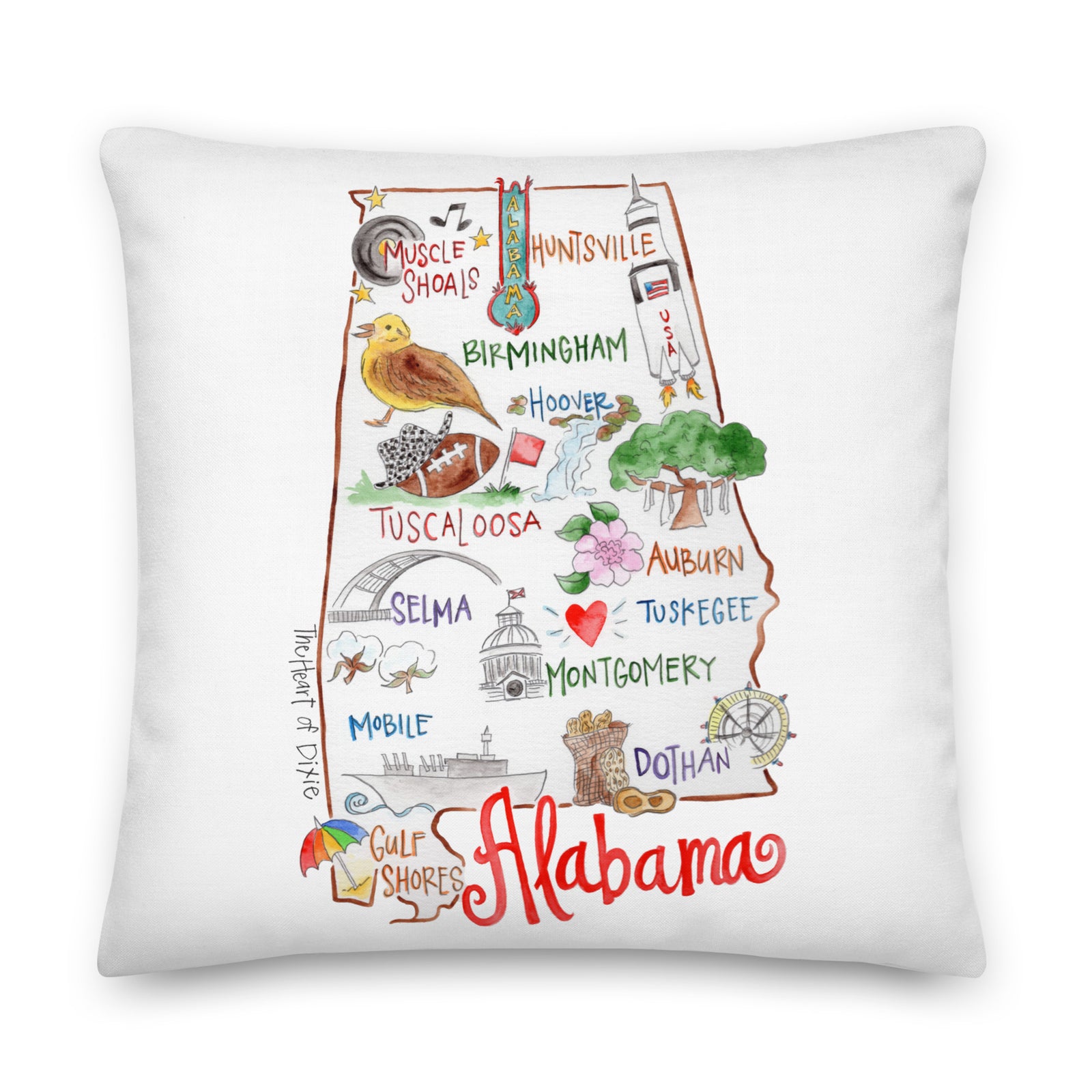 Alabama Pillow