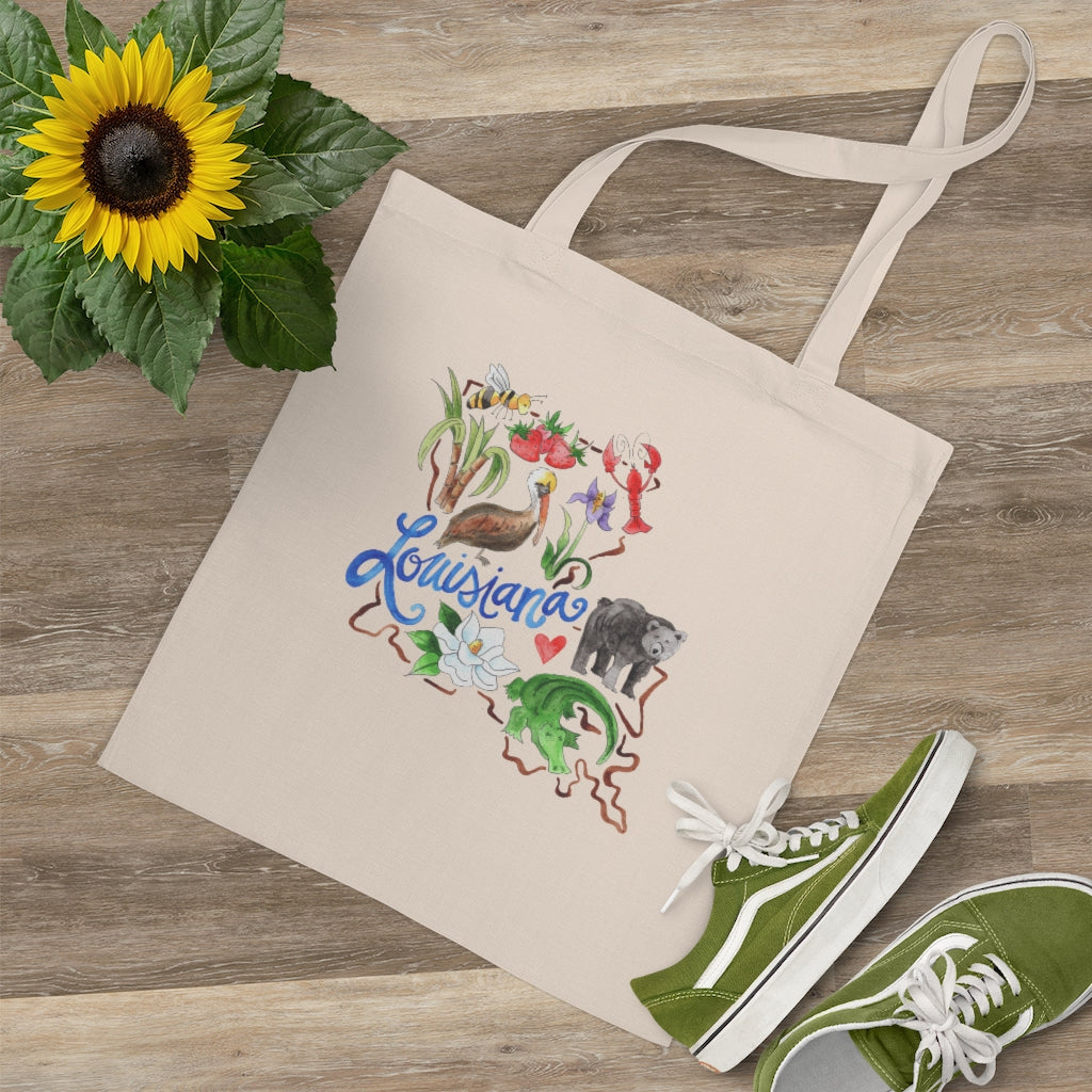 Louisiana Favorites Tote Bag