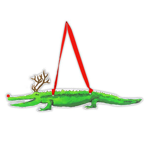 Reindeer Alligator Door Hanger