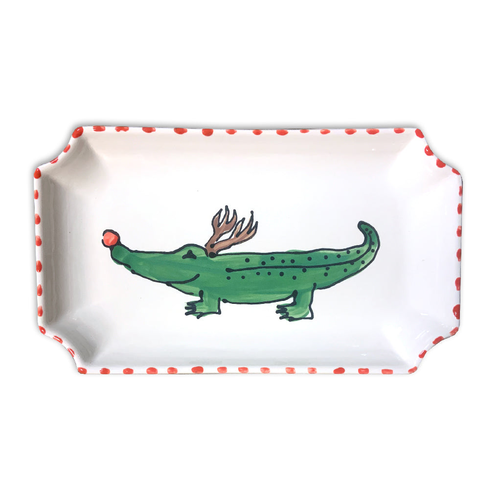 Reindeer Alligator Orleans Tray